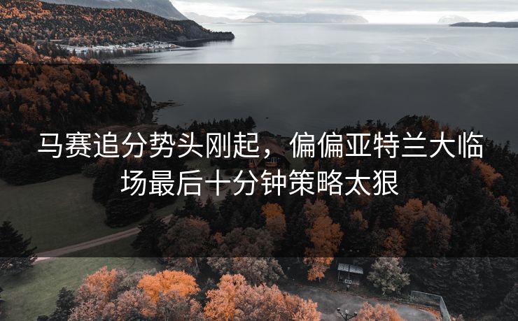 马赛追分势头刚起,偏偏亚特兰大临场最后十分钟策略太狠 马赛追分势头刚起,偏偏亚特兰大临场最后十分钟策略太狠